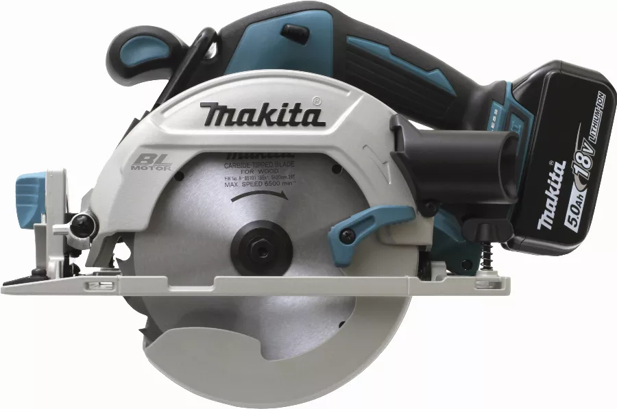 Scie Circulaire 18 V Li-Ion 5 Ah Ø 165 Mm MAKITA - 2 Batteries, Chargeur, Coffret - DHS680RTJ 1 Scie Circulaire 18 V Li-Ion 5 Ah Ø 165 Mm MAKITA - 2 Batteries, Chargeur, Coffret - DHS680RTJ