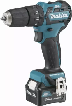 Perceuse Visseuse à Percussion 12 V CXT Li-Ion 4 Ah Ø 10 Mm MAKITA - 2 Batteries, Chargeur, Coffret - HP332DSMJ