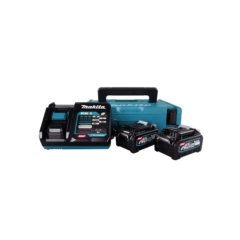 Pack MAKITA 2 Batteries BL4040 + Chargeur DC40RA En MAKPAC1 - 191J97-1 1 Pack MAKITA 2 Batteries BL4040 + Chargeur DC40RA En MAKPAC1 - 191J97-1