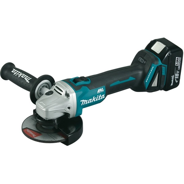 Meuleuse MAKITA 18V Li-Ion 5.0 Ah Ø125mm - 2 Batterie, Chargeur, En Coffret - DGA506RTJ 1 Meuleuse MAKITA 18V Li-Ion 5.0 Ah Ø125mm - 2 Batterie, Chargeur, En Coffret - DGA506RTJ