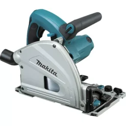 Scie Circulaire Plongeante MAKITA 1300W 165MM En Coffret MAK-PAC + Rail De Guidage 1400 Mm - SP6000J1