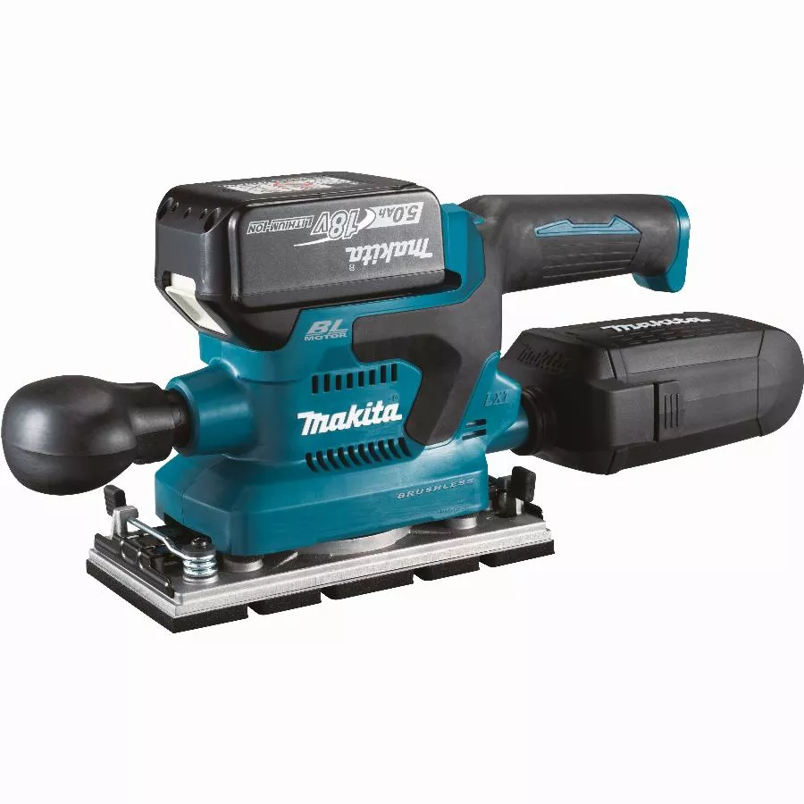 Ponceuse Vibrante 18V Ø93x185 Mm MAKITA 2 Batt.BL1850B - DBO380RTJ 1 Ponceuse Vibrante 18V Ø93x185 Mm MAKITA 2 Batt.BL1850B - DBO380RTJ