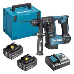 Perforateur SDS+ 10.8V Li-ion MAKITA - Ø16mm - 2 Batteries + 1 Chargeur Rapide + Malette Transport - HR166DSMJ